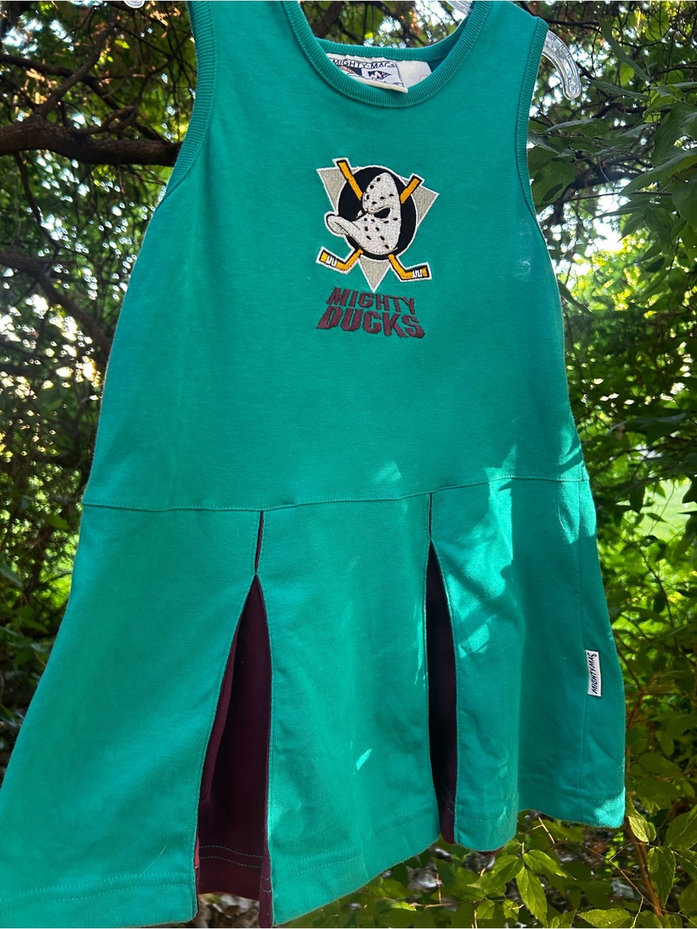 Vintage 90s Girls Mighty Ducks Dress